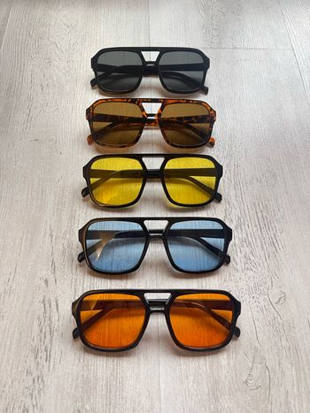 Lot de 5 lunettes de plage, lunettes de style, lunettes de mode
