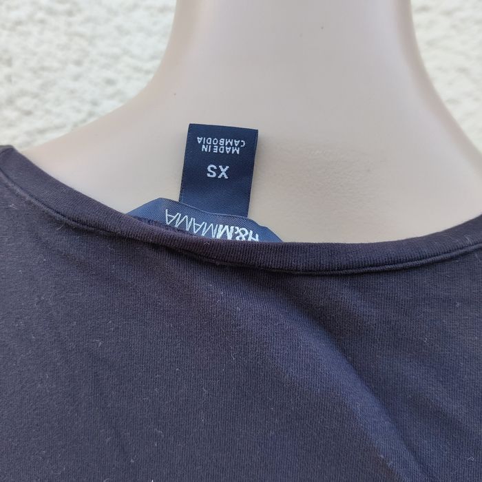 T-shirt femme enceinte manche courte noire taille XS - photo numéro 4