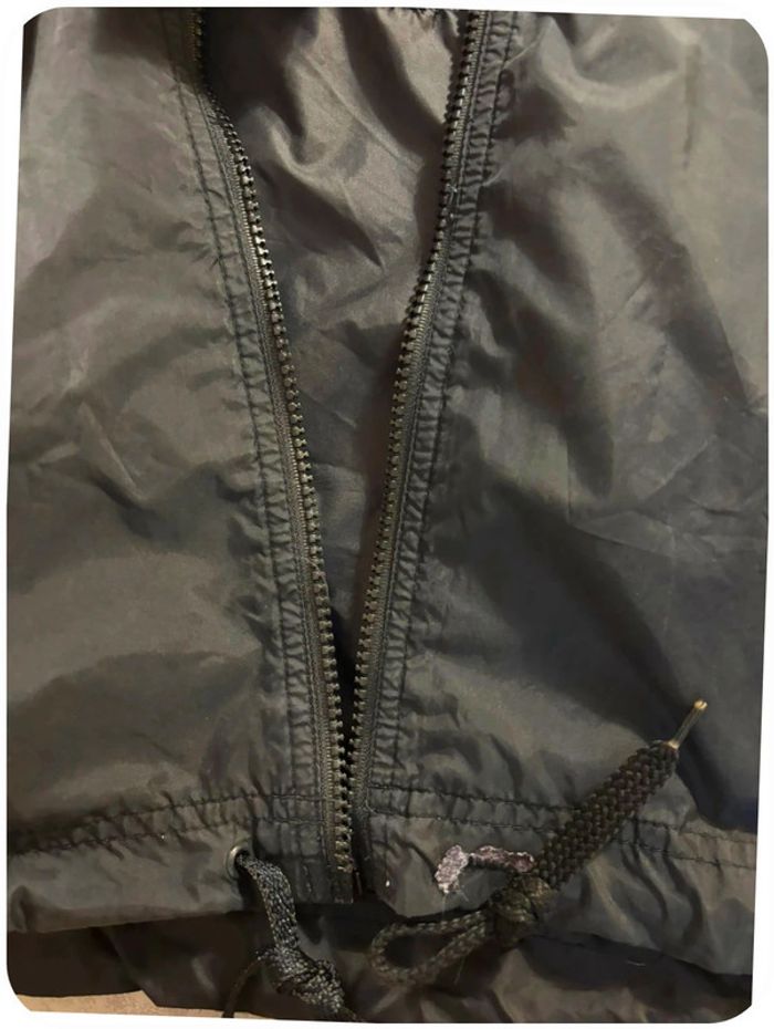 Veste zip Nike imperméable Vintage y2k noir et rouge Taille S - photo numéro 8