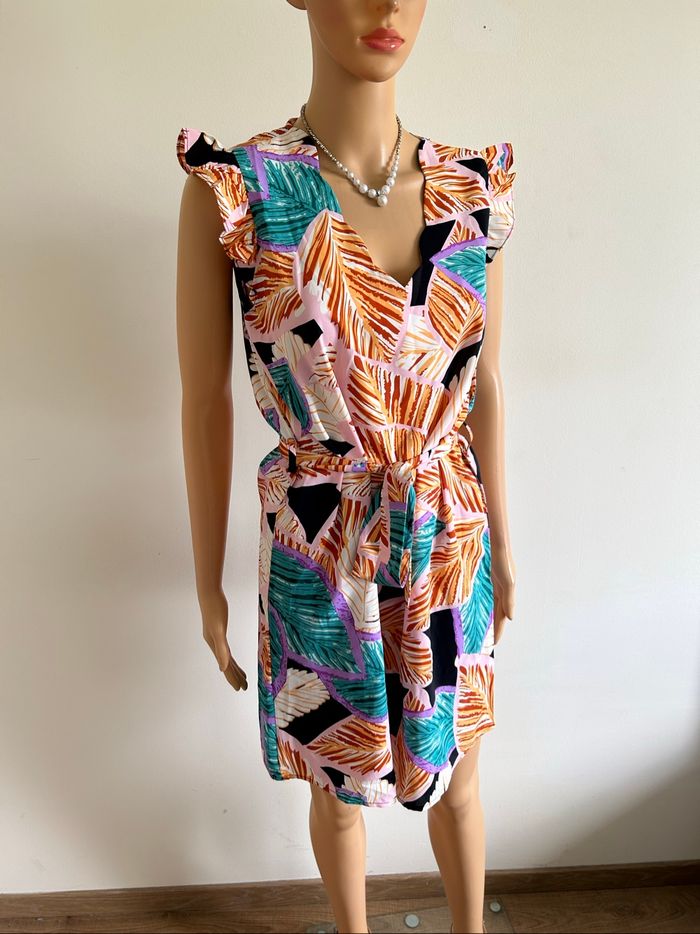 Robe imprimée neuve sans manches Ikoone & Bianka taille S/M - photo numéro 2