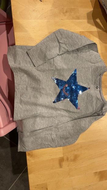 Tee shirt à sequins réversibles Z