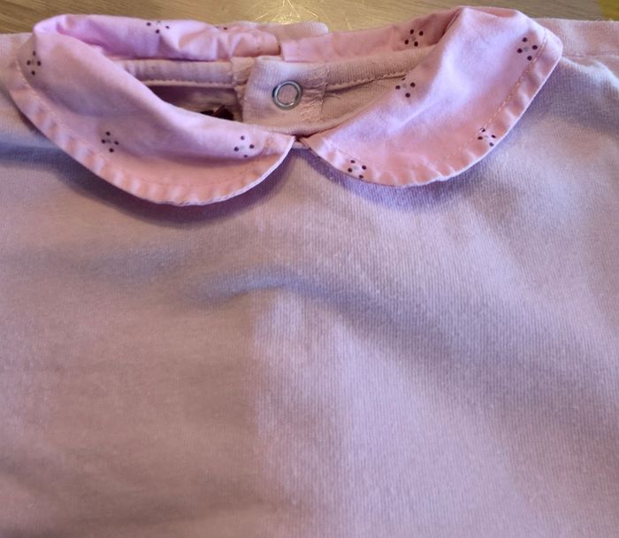 Tee-shirt ML rose 18 mois - photo numéro 5