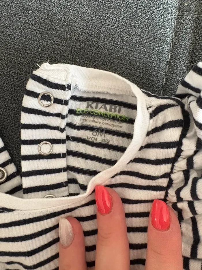 Robe bodies marinière
