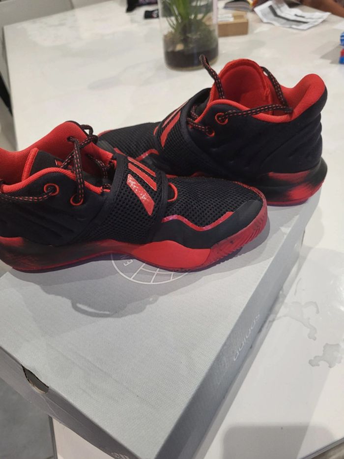 Chaussures pour basket-ball Adidas deep threat primblue - photo numéro 3