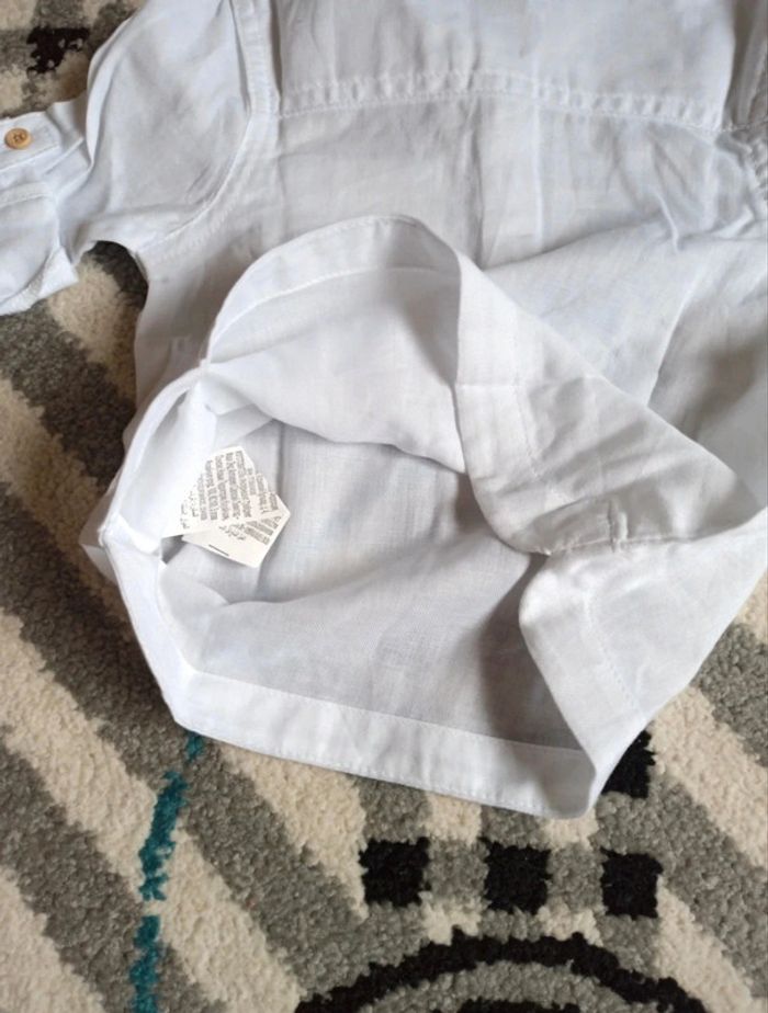 Ensemble chemise ML/MC et pantalon Jean - Taille 12 mois - photo numéro 7