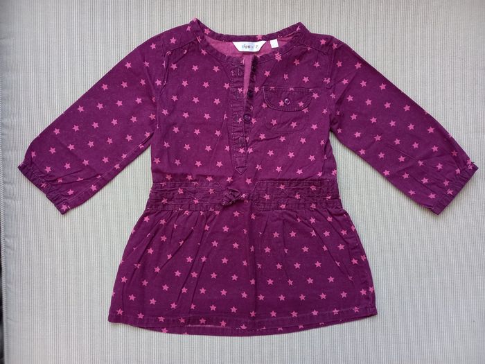 Robe étoiles 18mois 81cm Kidkanai