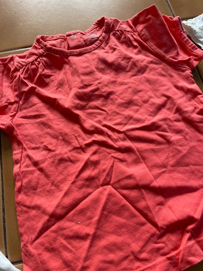 Lot 4 t shirts fille 12/18 mois - photo numéro 7