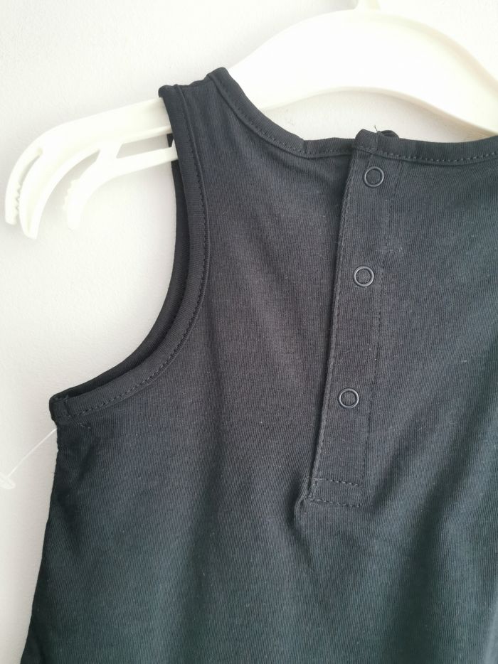 Débardeur bleu marine Motif fleur Kiabi 6 Mois - photo numéro 5