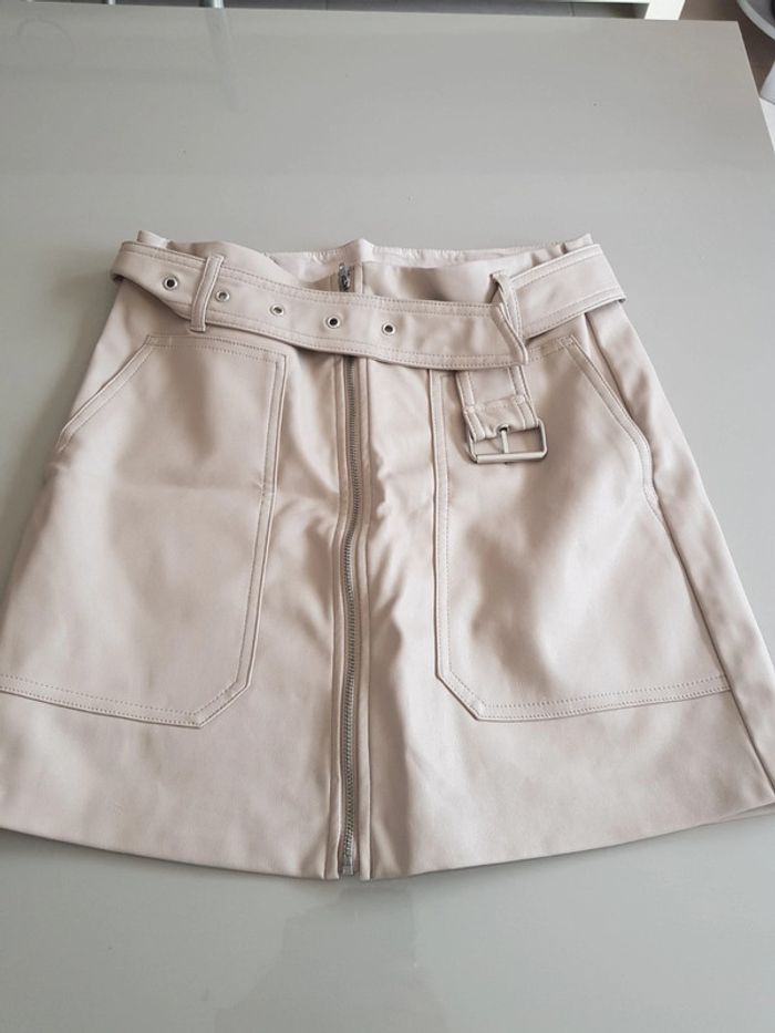 Jupe cuir