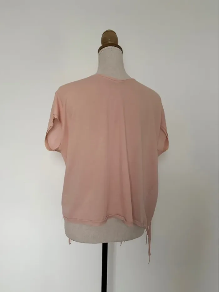 T-shirt haut Zara top maillot camisa S blusa Blouse chemise camicia overhemd folder camicetta - photo numéro 2