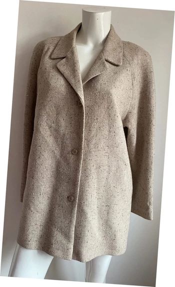 Blazer veste beige M&S mode taille 38 en laine