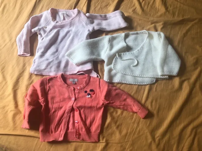 Lot gilet 3 mois