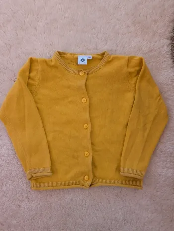 Gilet jaune 18 mois fille