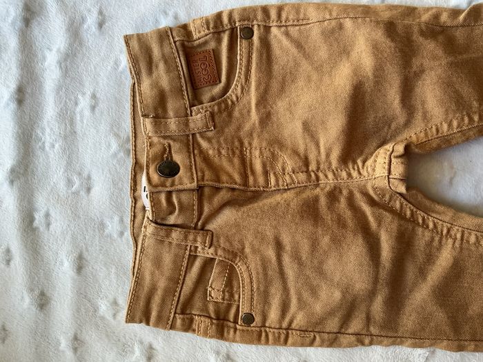 jean beige foncé taille réglable 3 mois gémo - photo numéro 6