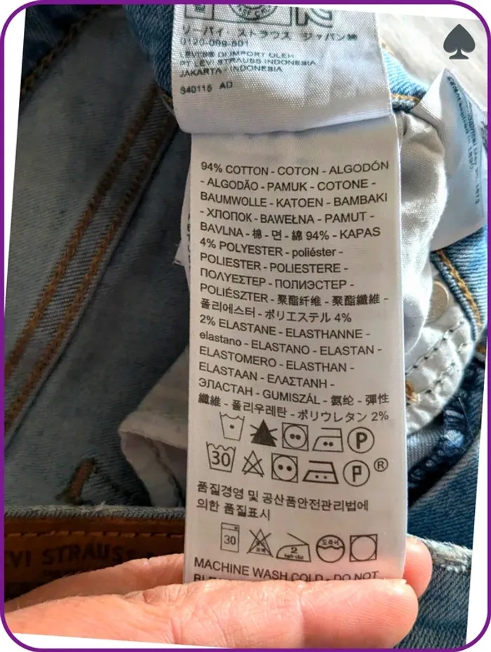 Jeans Levi's 712 femme 36 - photo numéro 13