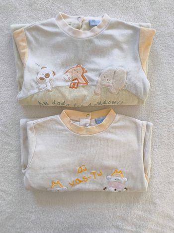 Lot pyjamas 86 cm
