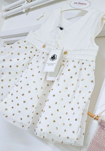 Robe 100% Coton Petit Bateau Taille 6 mois