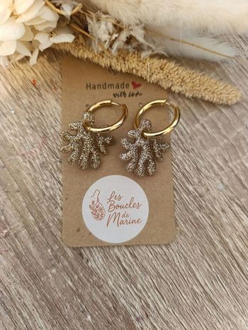 Boucles d'oreilles en résine 