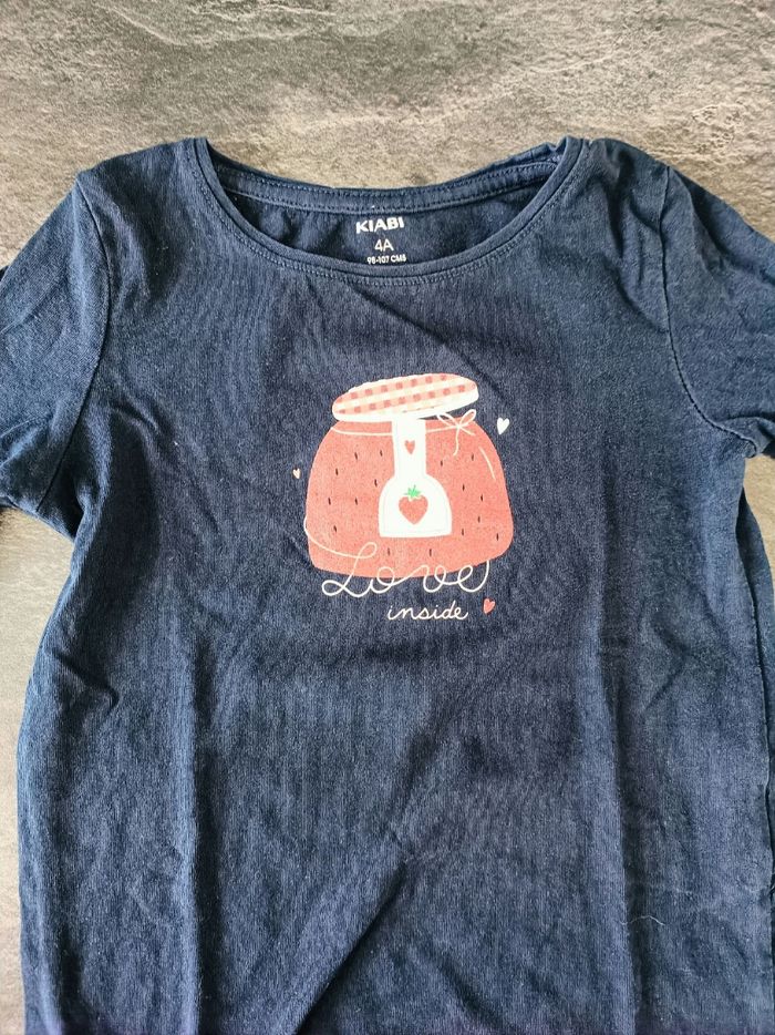 Lot 2 t-shirt manches longues 4ans - photo numéro 5