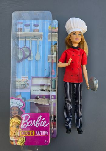 Mattel : Poupée barbie chef cuisinier