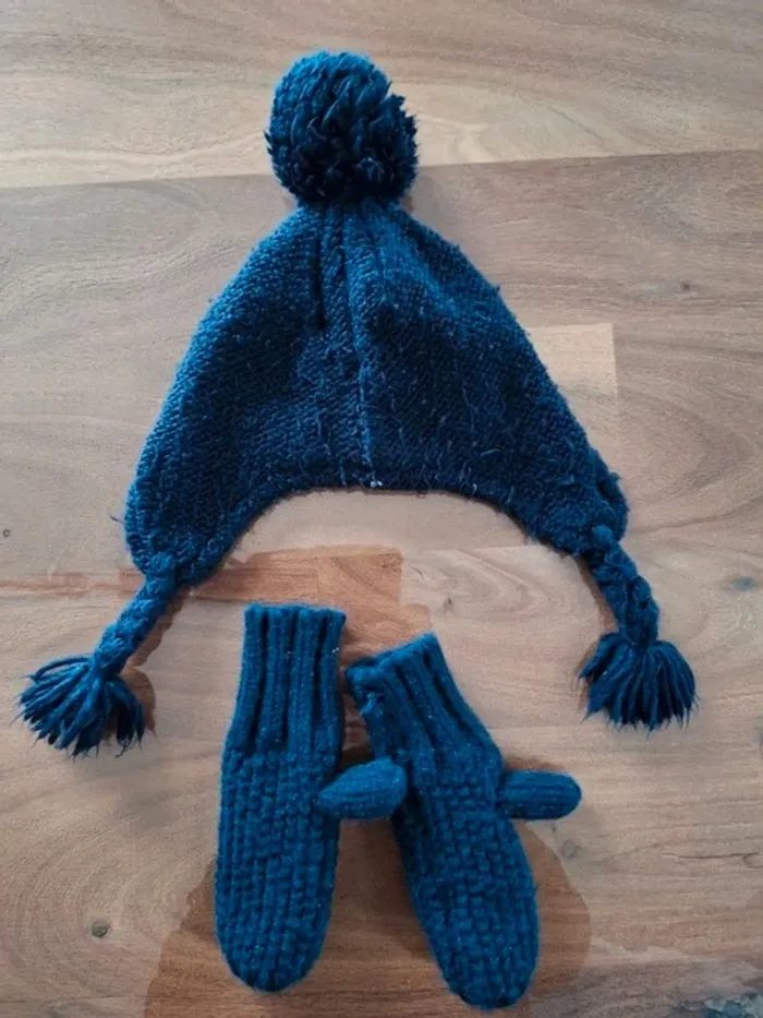 Lot bonnet et gants garçon Kiabi 2 3 ans - photo numéro 3