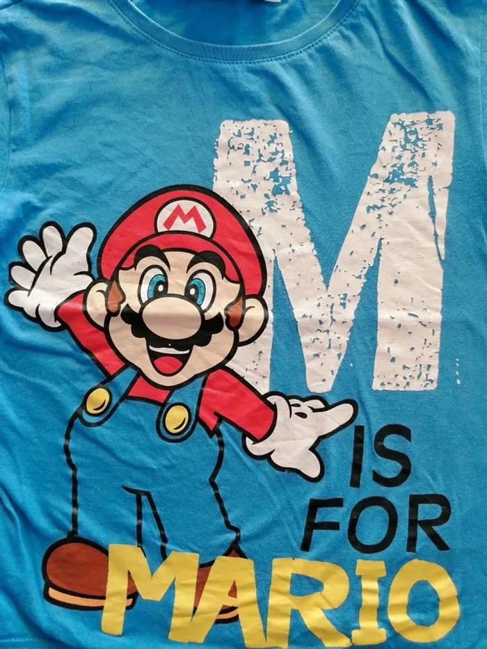 Tee shirt Mario 8 ans - photo numéro 2