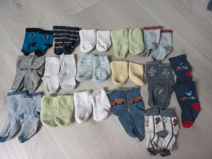 Lot de 16 paires de chaussettes bébé garçon - photo numéro 2