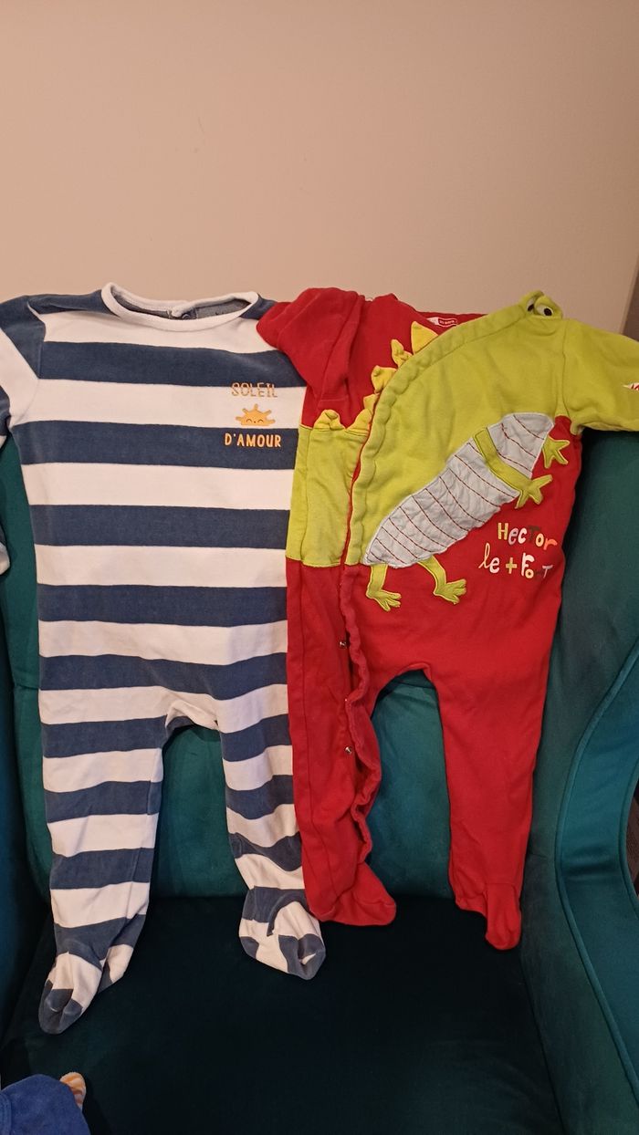 2 pyjamas hiver 24 mois