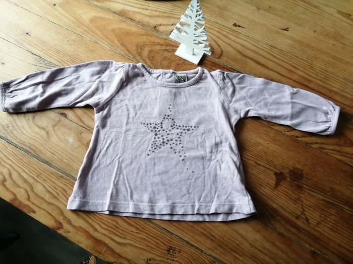 T shirt manches longues fille 9 mois