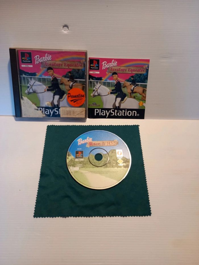 Ps1 barbie aventure équestre - photo numéro 1