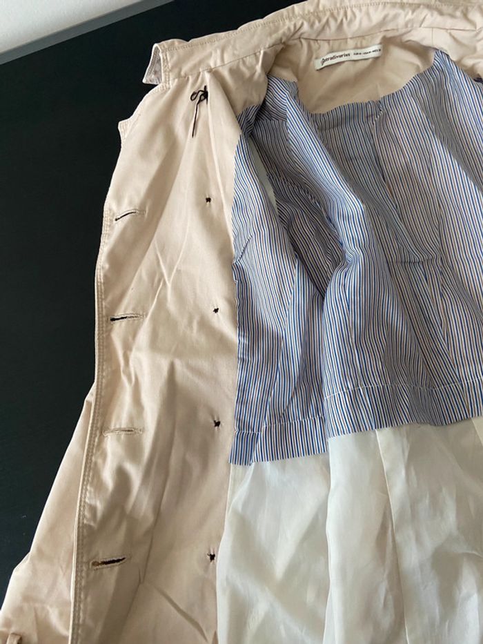 Trench court beige / Taille M - photo numéro 8