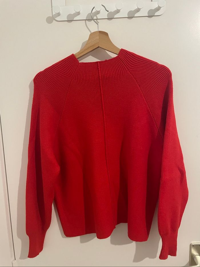 Pull rouge Mango femme - photo numéro 2
