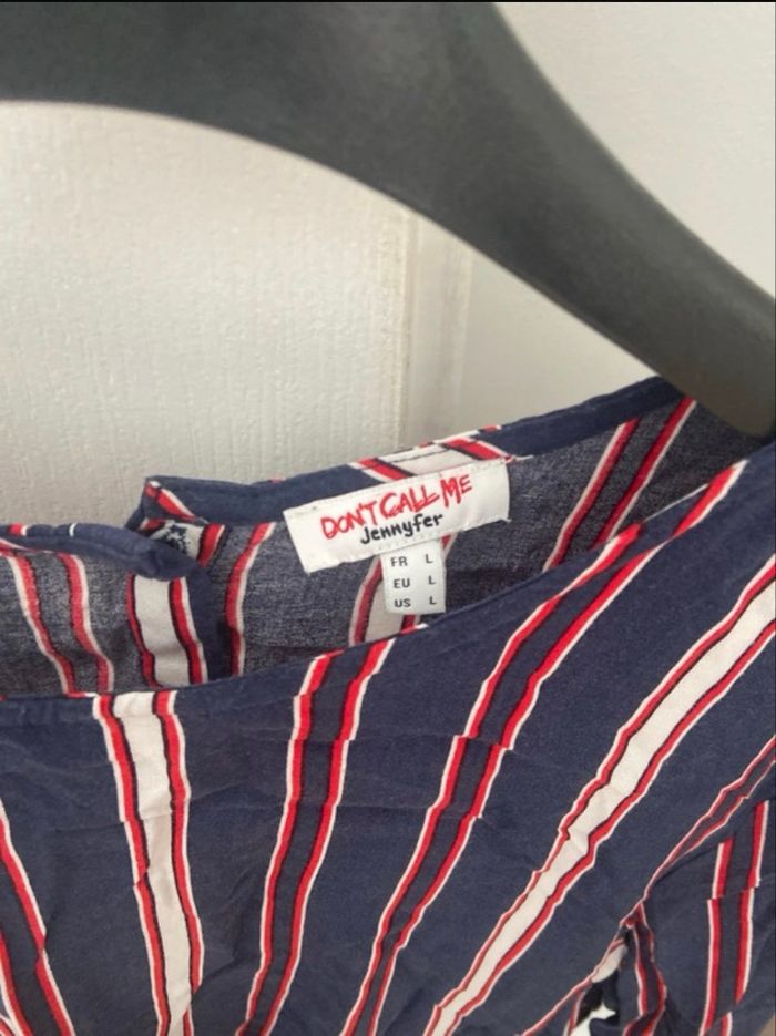 Chemisier à rayure - photo numéro 2