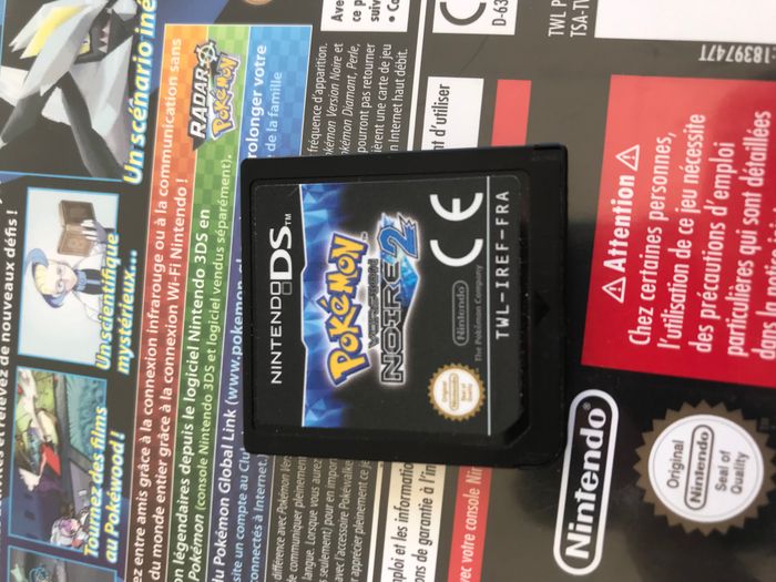 Pokémon version Noire 2 Nintendo DS 100% Authentique - photo numéro 5