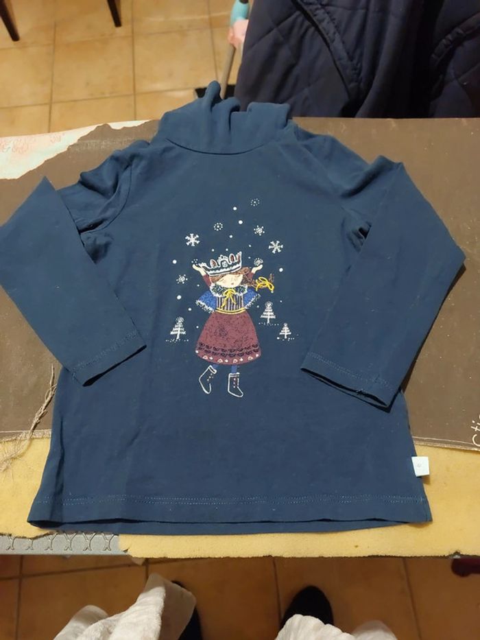 T-shirt col roulé Sergent Major 4A