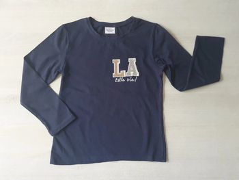 T-shirt ml bleu marine - Tape à l'œil - Taille 6 ans