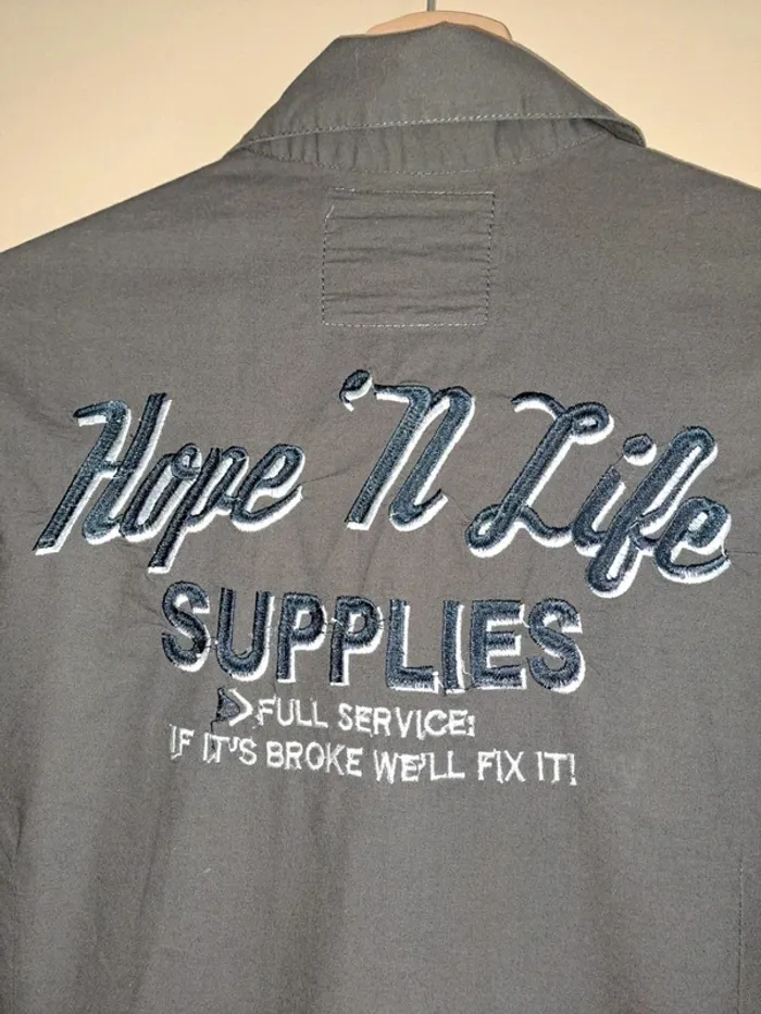 Chemise homme comme neuve Hope'N Life M gris foncé - photo numéro 4