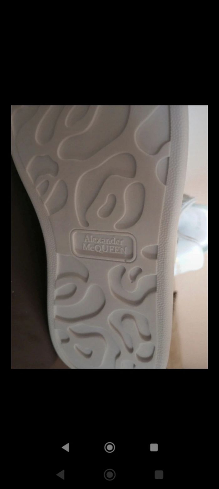 Basket Alexander McQueen blanche taille 37 - photo numéro 7