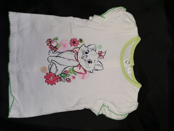 Tee shirt mc Marie aristochats disney 6 mois