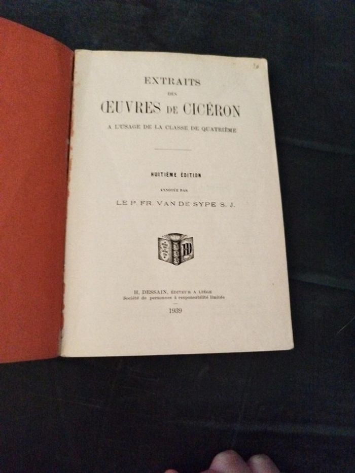 Extrait des oeuvres de Cicéron Huitième édition - photo numéro 4