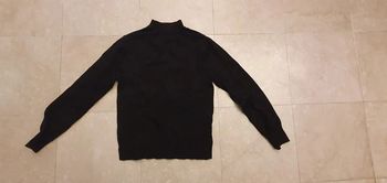 Pull fin noir Zara