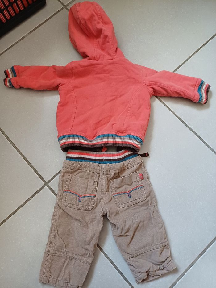 Tenue 6 mois Sergent Major  pantalon un gilet capuche - photo numéro 5