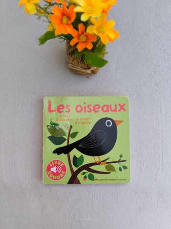 Livre sonore Les oiseaux Gallimard