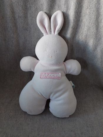 Moulin Roty - doudou peluche lapin vintage