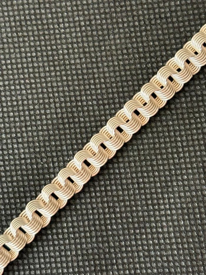 Joli bracelet plat en argent massif femme TBE - photo numéro 3