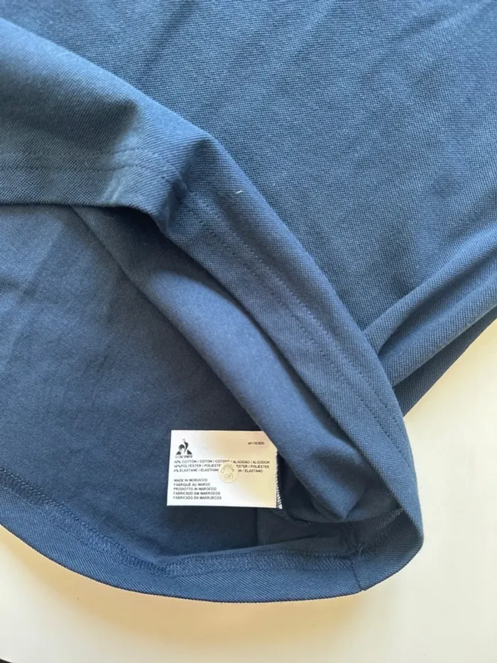 Polo Le Coq Sportif bleu marine homme – Taille S – Neuf avec étiquette - photo numéro 5