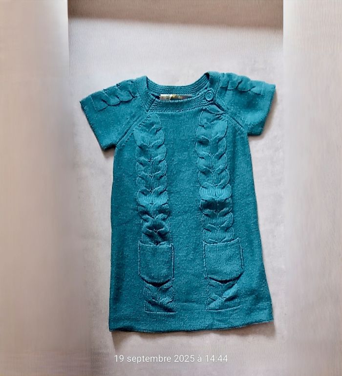Robe pull manches courtes - 4 ans