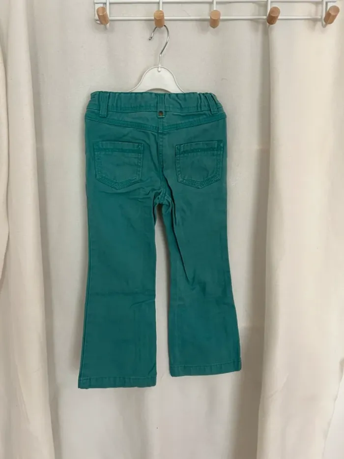 Pantalon bleu/ vert - photo numéro 3