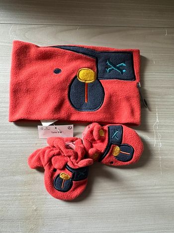 Ensemble gant et cache cou Mots d’enfants