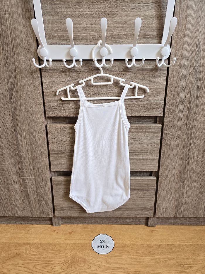 Vêtement Bébé Fille - Lot de bodies bretelles - Petit Bateau - 24 mois 86 cm - photo numéro 5